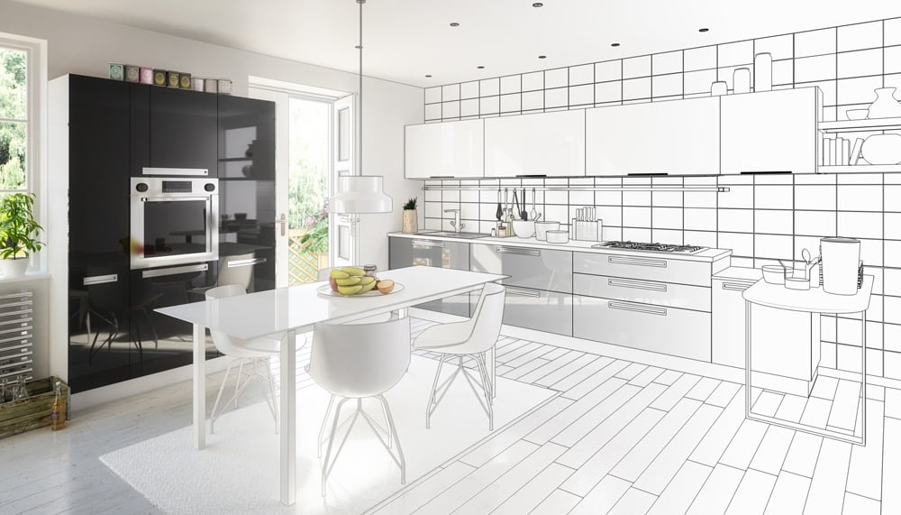 Black & White in the Kitchen (project)
